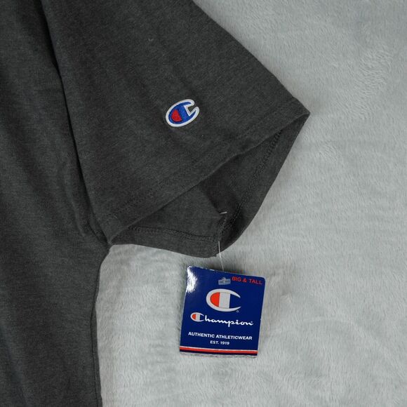 Champion T-Shirt Mens XL Camo Block Gray Green Short Sleeve Graphic Tee New - Picture 5 of 9